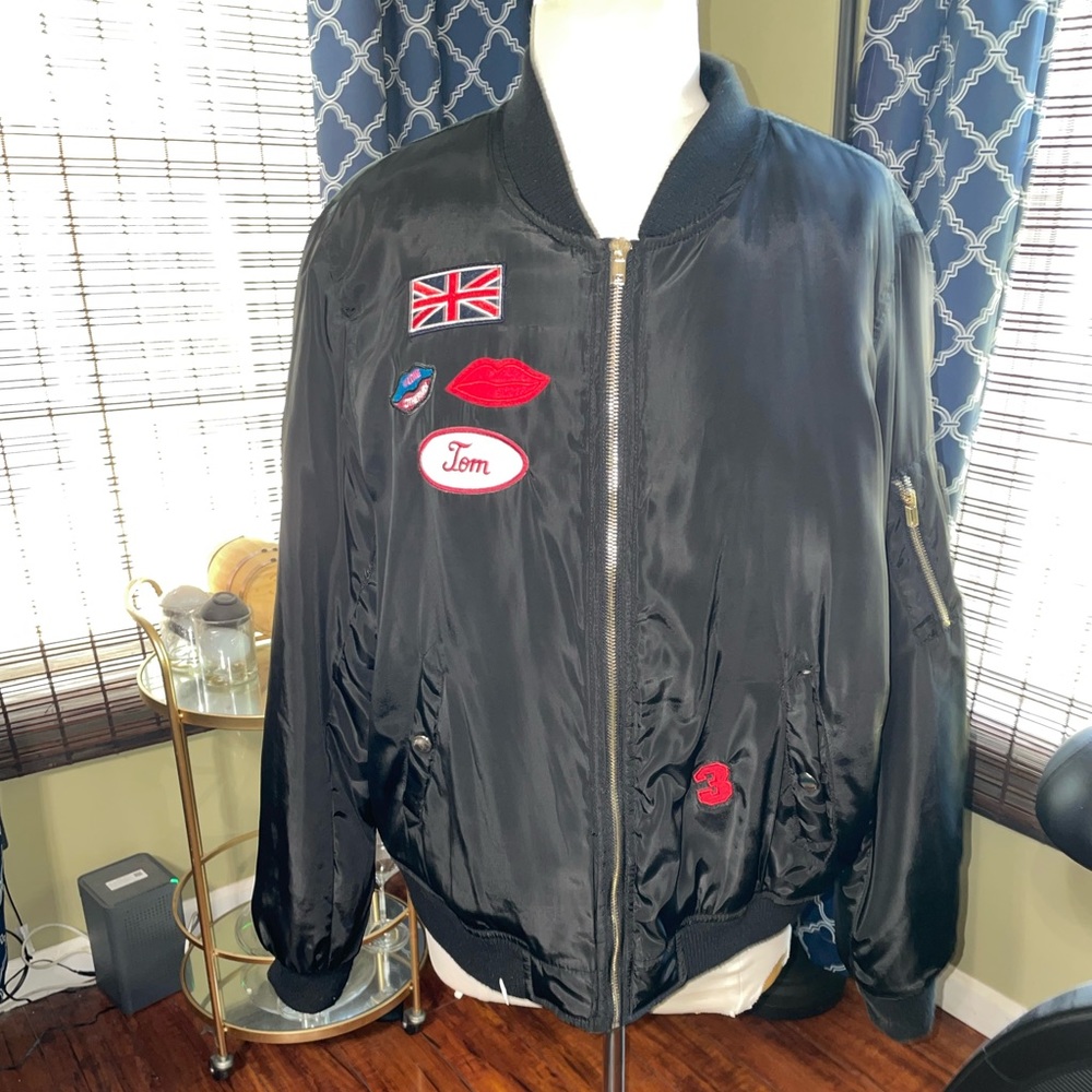 Plus Size Bomber Jacket